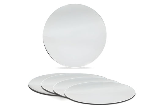 Heavy duty mirrors that are used for table centerpieces.