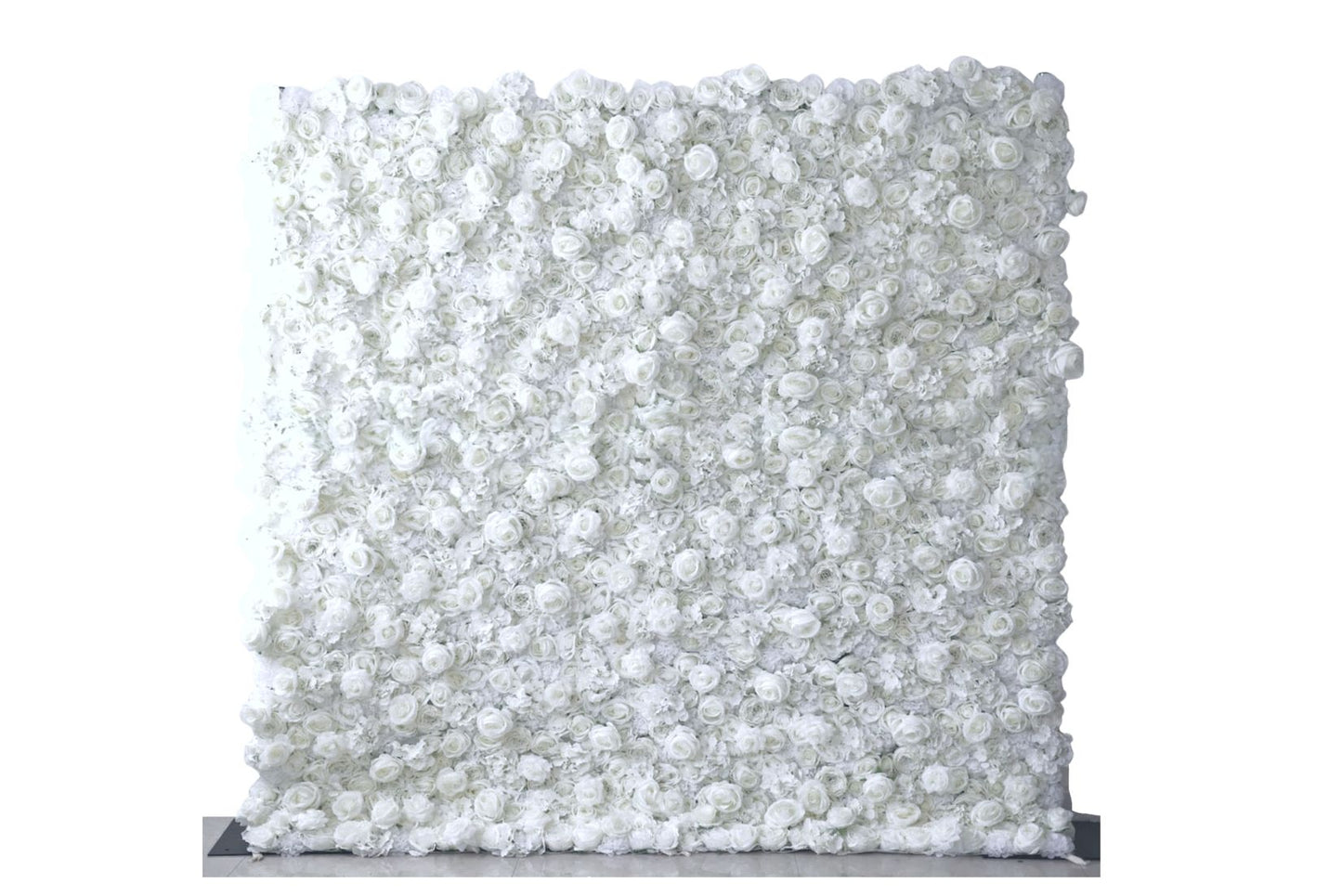 White flower wall for wedding, bridal or baby shower. Available for rent in Maryland.